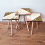 HANAH HOME Set 3 stočića 3Shp264 White - slika 1