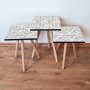HANAH HOME Set 3 stočića 3Shp270 White - slika 1
