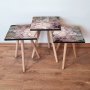 HANAH HOME Set 3 stočića 3Shp275 Multicolor - slika 1