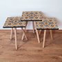 HANAH HOME Set 3 stočića 3Shp29 Multicolor - slika 1