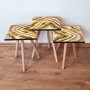HANAH HOME Set 3 stočića 3Shp295 Cream - slika 1
