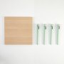 HANAH HOME Sto za kafu Halicheron Wooden Mint Green - slika 4