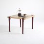 HANAH HOME Sto za kafu Halicheron Wooden Burgundy - slika 2