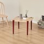 HANAH HOME Sto za kafu Halicheron Wooden Burgundy - slika 1