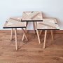 HANAH HOME Set 3 stočića 3Shp320 Beige - slika 1