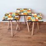 HANAH HOME Set 3 stočića 3Shp322 Multicolor - slika 1