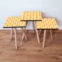 HANAH HOME Set 3 stočića 3Shp326 Orange - slika 1
