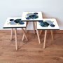 HANAH HOME Set 3 stočića 3Shp327 White - slika 1