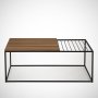 HANAH HOME Sto za kafu Zinus Walnut - slika 4