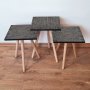 HANAH HOME Set 3 stočića 3Shp329 Anthracite - slika 1