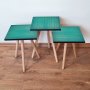 HANAH HOME Set 3 stočića 3Shp333 Blue - slika 1