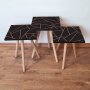 HANAH HOME Set 3 stočića 3Shp335 Black - slika 1