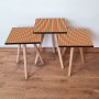 HANAH HOME Set 3 stočića 3Shp338 Red - slika 1