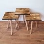 HANAH HOME Set 3 stočića 3Shp346 Brown - slika 1