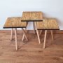 HANAH HOME Set 3 stočića 3Shp353 Brown - slika 1