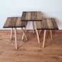 HANAH HOME Set 3 stočića 3Shp355 Brown - slika 1
