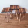 HANAH HOME Set 3 stočića 3Shp356 Brown - slika 1