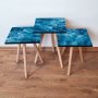 HANAH HOME Set 3 stočića 3Shp357 Blue - slika 1
