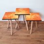 HANAH HOME Set 3 stočića 3Shp359 Orange - slika 1