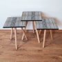 HANAH HOME Set 3 stočića 3Shp363 Grey - slika 1