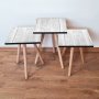 HANAH HOME Set 3 stočića 3Shp364 White - slika 1