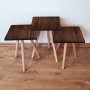 HANAH HOME Set 3 stočića 3Shp365 Brown - slika 1