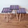 HANAH HOME Set 3 stočića 3Shp368 Fuchsia - slika 1