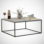 HANAH HOME Sto za kafu Poly Sea Hrast - slika 1