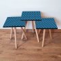 HANAH HOME Set 3 stočića 3Shp370 Navy Blue - slika 1