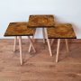 HANAH HOME Set 3 stočića 3Shp379 Brown - slika 1
