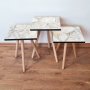 HANAH HOME Set 3 stočića 3Shp390 White - slika 1