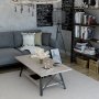 HANAH HOME Sto za kafu Naya Cordoba Black - slika 1