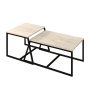 HANAH HOME Sto za kafu Minimal Travertine - slika 5