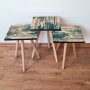 HANAH HOME Set 3 stočića 3Shp5 Green - slika 1