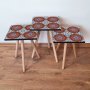 HANAH HOME Set 3 stočića 3Shp51 Multicolor - slika 1
