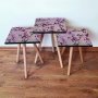 HANAH HOME Set 3 stočića 3Shp61 Pink - slika 1
