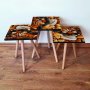 HANAH HOME Set 3 stočića 3Shp64 Orange - slika 1