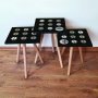 HANAH HOME Set 3 stočića 3Shp66 Black - slika 1