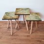 HANAH HOME Set 3 stočića 3Shp70 Green - slika 1