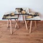 HANAH HOME Set 3 stočića 3Shp83 Black - slika 1