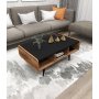 HANAH HOME Sto za kafu Line Light Walnut - slika 2