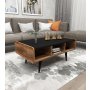HANAH HOME Sto za kafu Line Light Walnut - slika 1