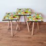 HANAH HOME Set 3 stočića 3Shp9 Multicolor - slika 1