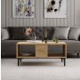 HANAH HOME Sto za kafu Felix Sapphire Hrast - slika 3