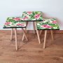 HANAH HOME Set 3 stočića 3Shp97 Pink - slika 1