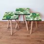 HANAH HOME Set 3 stočića 3Shp98 Green - slika 1