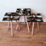 HANAH HOME Set 3 stočića 3Shp99 Black - slika 1