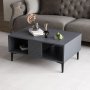 HANAH HOME Sto za kafu Felix Anthracite - slika 2
