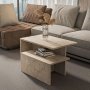 HANAH HOME Set 2 stočića Twins Travertine - slika 2