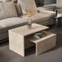 HANAH HOME Set 2 stočića Twins Travertine - slika 1